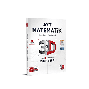3D AYT Matematik Video Destekli Defter