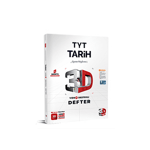 3D TYT Tarih Video Destekli Defter