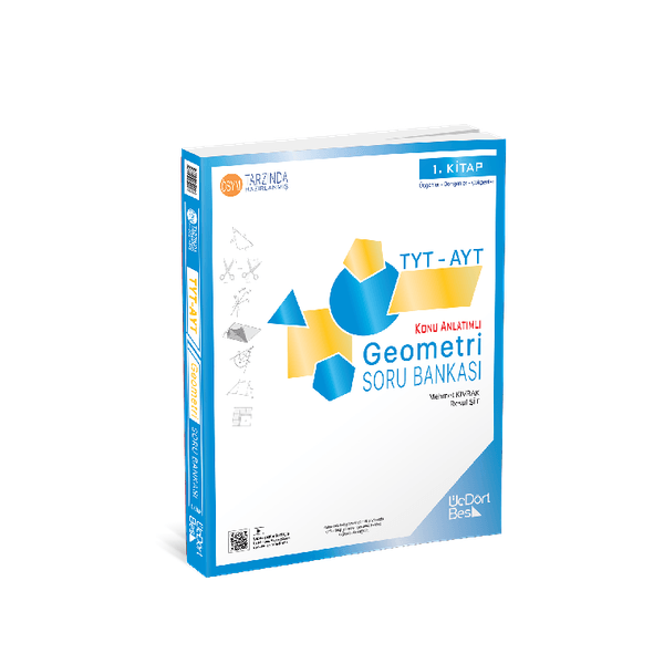 fv262100-0 ÜçDörtBeş TYT-AYT Geometri-1 Soru Bankası - Görsel 1
