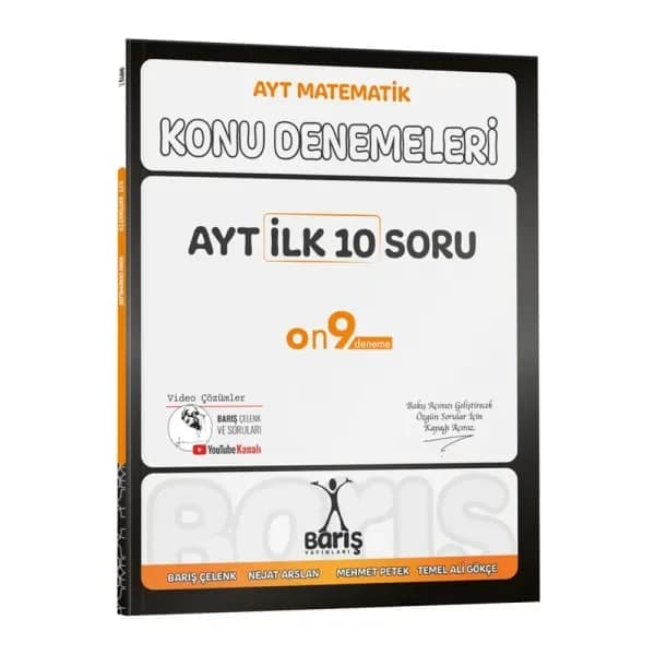 fv262236-0 Barış AYT Matematik İlk 10 Soru Konu Denemeleri - Görsel 1